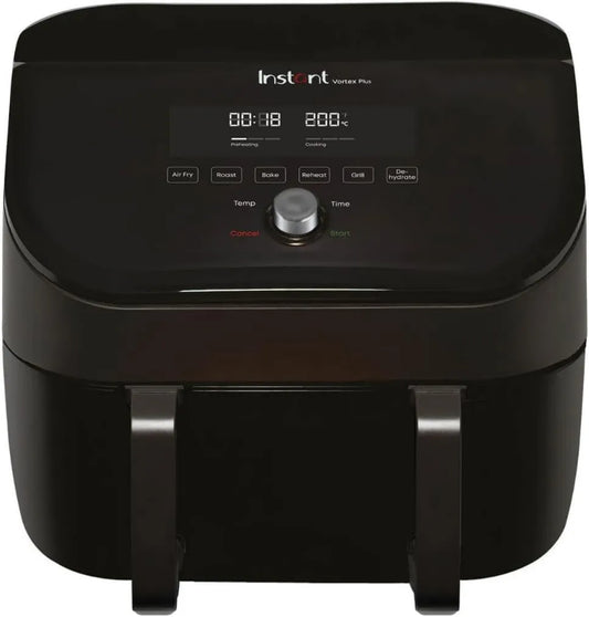 Freidora de aire, 8,5 L, función grill, Instant Pot Versazone Dual, gran capacidad, Cesta doble con separador, 8 funciones en 1: deshidratar