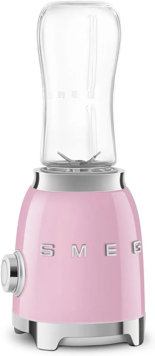 Smeg PBF01PKUS batidora de vaso, 2 botellas, Batidora personal retro